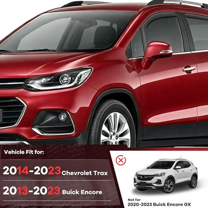 in Channel Rain Guards Fit for Buick Encore 2013-2023/Chevrolet Trax 2014 2015 - Image 2