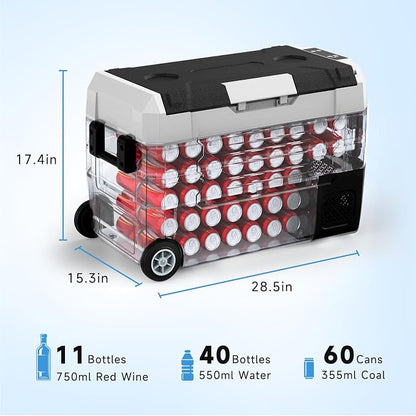 SubSun12V Cooler Car Fridge, 48QT -4℉~68℉ Fast Cooling Car Refrigerator - Image 7
