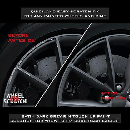 Gray Rim Touch Up Paint, Car Wheel Scratch Repair, Wheel Touch Up Paint Pen - Image 3