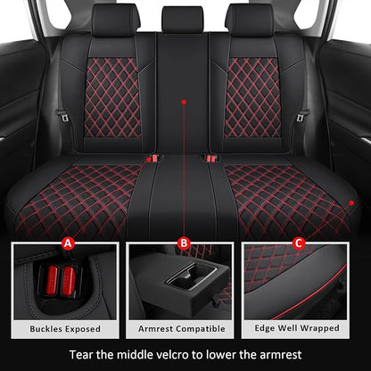 MIROZO Seat Covers for Rav4, Non-Hybrid Toyota RAV4 Seat Covers Car Seat Cover - Image 4