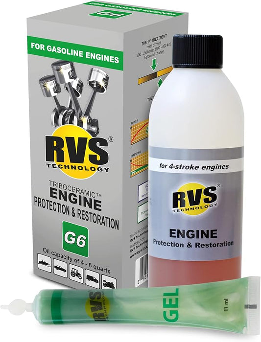 G6 Engine oil Treatment; For Gasoline Engines by RVSTechnology