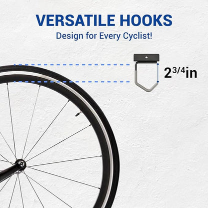 Yes4All Freestanding Bike Storage Rack, 300 Lbs 5 Levels Sturdy Steel Vertical - Image 3