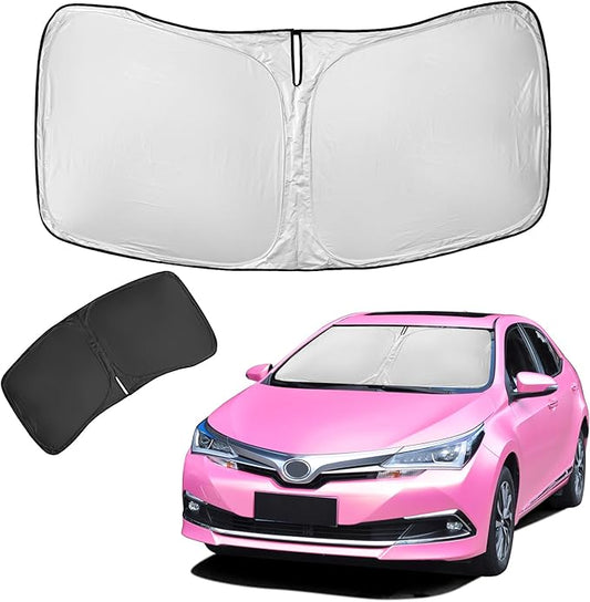 for Toyota Corolla Sun Shade Sunshade Windshield Cover 4-Layers Front Window by ZOIBVCARSUNSHADE