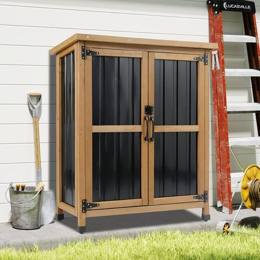 Outdoor Storage Cabinet Waterproof by PETSCOSSET