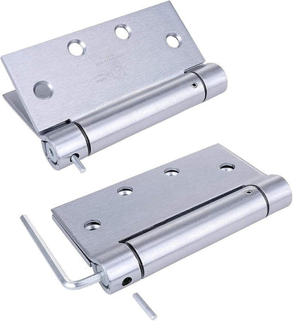 2 Pack - 4.5"x4.5" Stainless Steel Self Closing Reversible Door Hinge - Heavy - Image 5