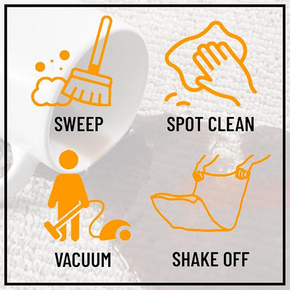 Ottomanson Hallway Runner Rug 2'2" x 6' Non Slip Solid Area Rugs Easy to Clean - Image 5