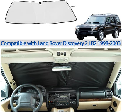 Windshield Sunshade Fit for Land Rover Discovery 2 LR2 1998-2003, Folding Car - Image 7
