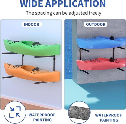 Wall Mounted Kayak Storage Rack, Kayak Racks - Image 4