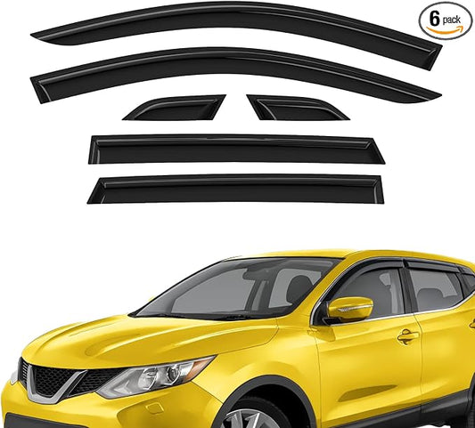 Extra Durable Window Deflectors Tape-On Window Visors Rain Guards Fit by AEROGUYSCustomfitrainguard
