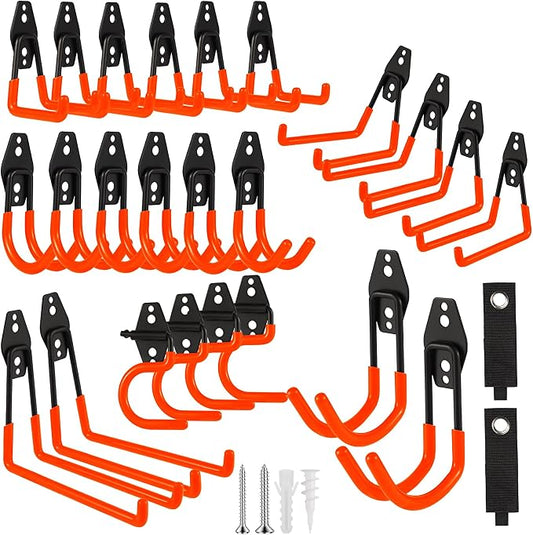Garage Hook Heavy Duty Wall Storage Hangers, 26 Pack Garage Storage Hooks Steel by Unknown