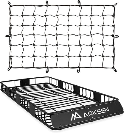 ARKSEN 84 x 39 x 6 Inch Universal 150LB Heavy Duty Roof Rack Cargo by ARKSEN