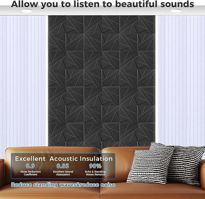 【20 Pack】 Acoustic Panels Self-Adhesive - Image 2