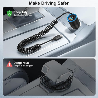 Car Charger USB C, 38W Super Fast Car Adapter - Image 7