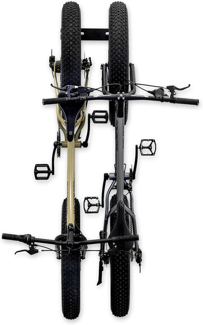 StoreYourBoard BLAT Bike Fat Tire Wall Rack, Holds 2 Bikes, Home and Garage - Image 7