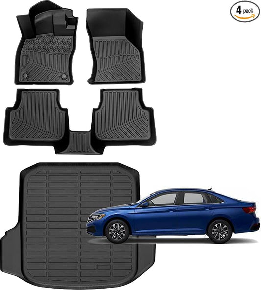 for Volkswagen Jetta Floor Mats 2025 2019-2024, Car Mats by Norand