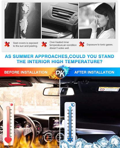 KUST Windshield Sun Shade for GMC Hummer EV 2022-2023 2024 2025 Window Shade - Image 5