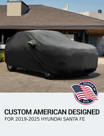 Proadsy 2025 Upgrade Car Cover for Hyundai Santa Fe 2019-2024 2025, Waterproof - Image 2