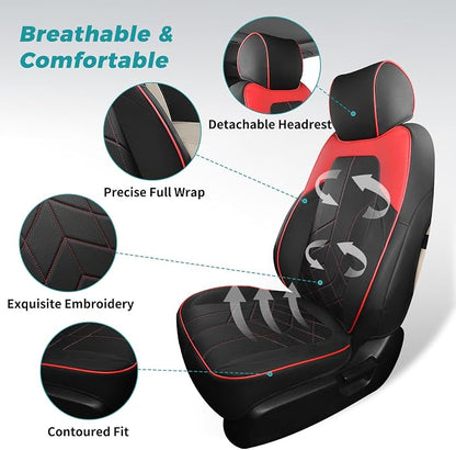 for Honda CRV Seat Covers Custom Fit 2017-2022 EXL EX LX Sport, Hybrid - Image 3