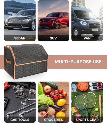 Sedan Trunk Organizer 17.7" Storage Tote - Image 6
