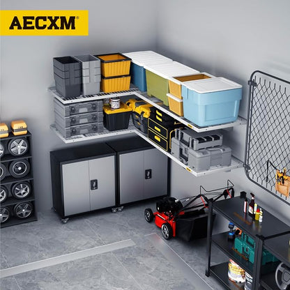 1.64x4ft 2Pack Wire Shelving Unit Heavy Duty Garage Storage Shelves Wall - Image 7