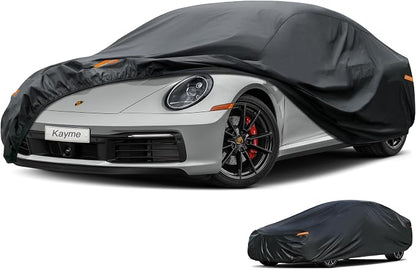 Kayme 7 Layers Coupe/Sedan Car Cover Waterproof All Weather by kayme