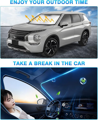 KUST Windshield Sun Shade for Mitsubishi Outlander 2022-2024 2025 2026 Window - Image 5
