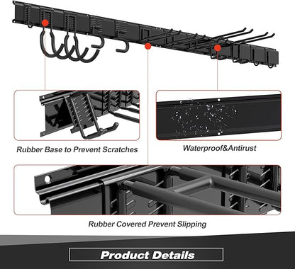 Garage Tool Storage Rack, Heavy Duty Garage Storage Organizer Rack System Wall - Image 4