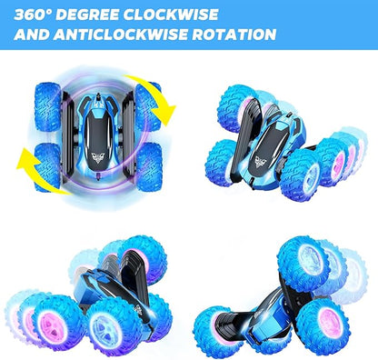 KKONES Remote Control Car, 2.4GHz Double Sided 360° Flips Rotating Electric - Image 3
