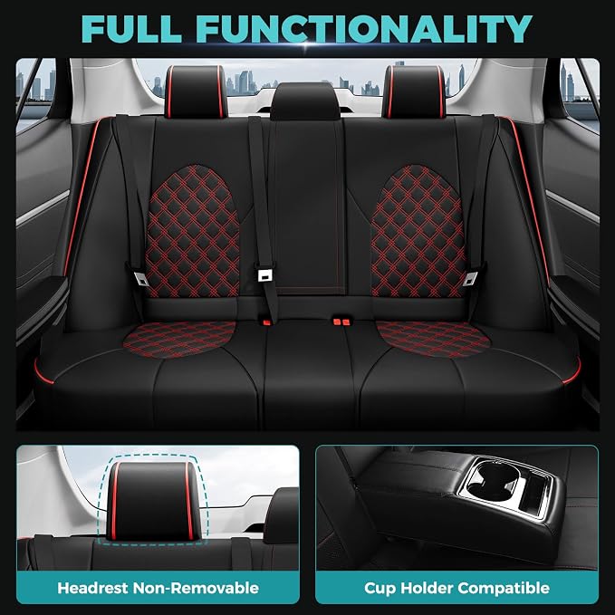 for Toyota Camry Seat Covers LE SE SE Nightshade 2018 2019 2020 2021 2022 2023 - Image 5