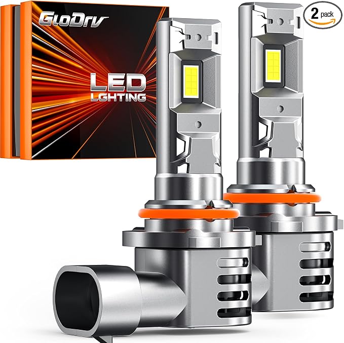 9005 Bulbs 40000lm 800% Brighter 1:1 Mini Size Design by GloDrv