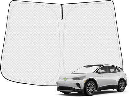 Windshield Sun Shade for 2021-2025 2026 Volkswagen/VW ID.4 Accessories Thicken by Canvcle