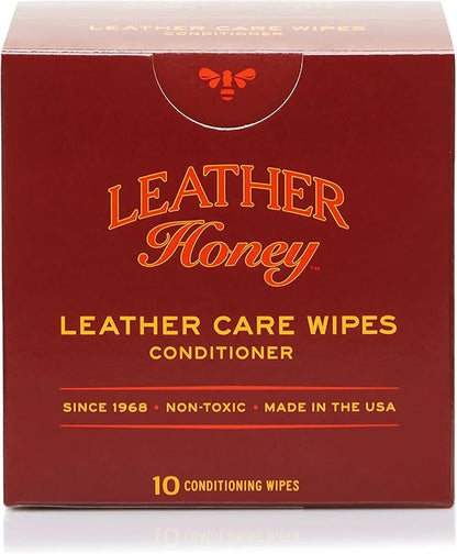 Leather Honey Leather Conditioner Wipes: Restore Leather On-The-Go. Protect & by LeatherHoney