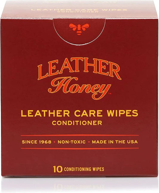 Leather Honey Leather Conditioner Wipes: Restore Leather On-The-Go. Protect & by LeatherHoney