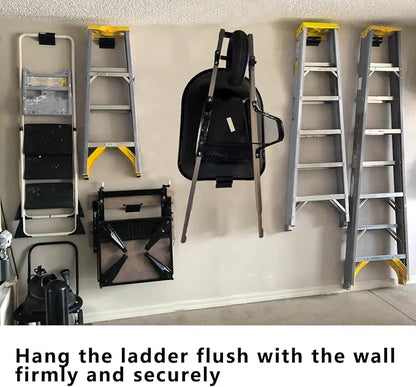 Heavy-Duty Ladder Hanger-Wall Mount Ladder Hooks - Image 4