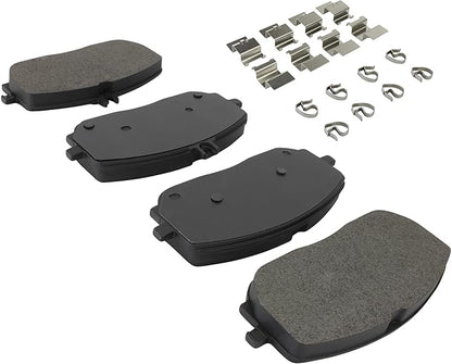 Premium Semi-Metallic Front Brake Pads Compatible - Image 2