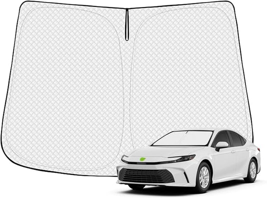 Windshield Sun Shade for 2025 2026 Toyota Camry Accessories Thicken 6-Layer by Canvcle