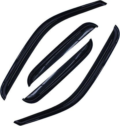 4pcs Side Window Deflectors Window Visors - Image 2