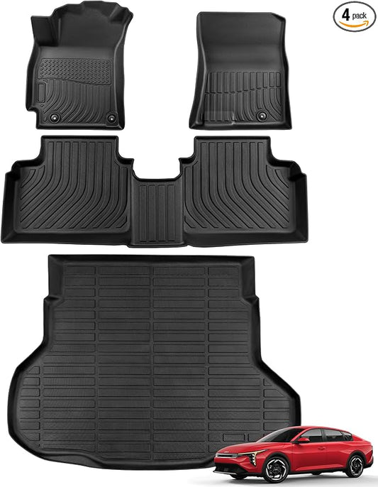 for KIA K4 2025 Floor Mats Cargo Liner LX LXS EX GT-line Turbo All Weather by COTAZA