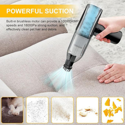 Car Vacuum Cleaner Cordless Handheld Portable - Image 2