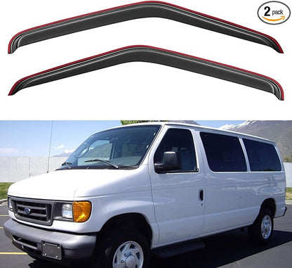 in-Channel Window Visors Rain Guards by YQAUTEC