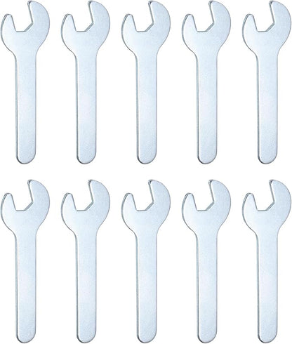 HARFINGTON 10pcs Small Wrench Open End Wrench 8x70x1.8mm Metric U-Shaped Single by HARFINGTON