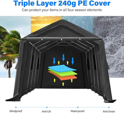 ADVANCE OUTDOOR 13x20 ft Garage Tent Carports - Image 4
