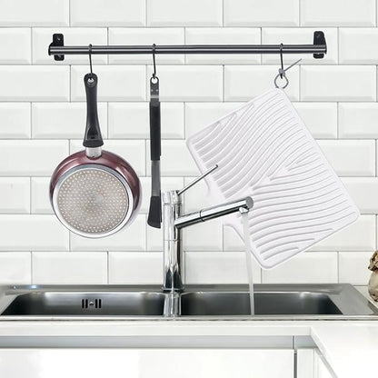 Silicone Dish Drying Mat for Kitchen Counter, Dish Drying Pad, Non-Slip Drain - Image 4