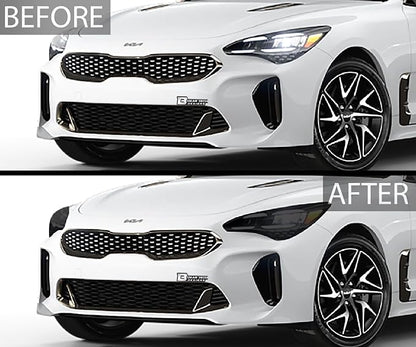 BOGAR TECH DESIGNS Precut for Kia Stinger 2022-2024 Full Headlight Taillight - Image 3