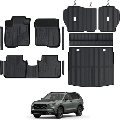 Floor Mats Set for Honda CRV 2026 2025 2024 2023 Accessories, Full Coverage All by GALVAGNITE