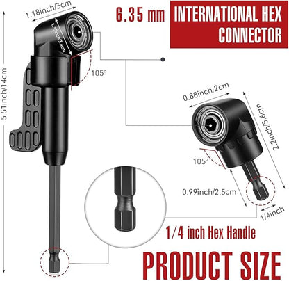 17Pcs Tools Flexible Drill Bit Extension, Include 3Pcs Rotatable Socket Adapter - Image 5