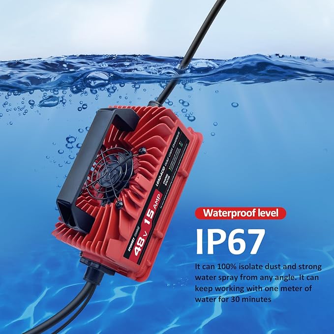 15 AMP 48 Volt Golf Carts Battery Charger - Image 3
