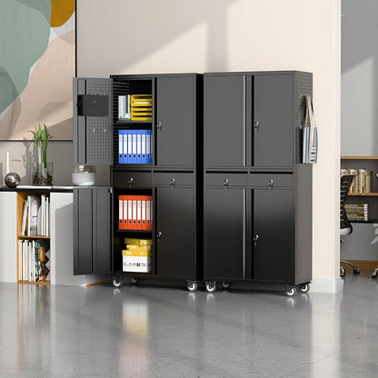 71" Metal Garage Storage Cabinet - Image 2