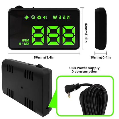 Heads up Display for Cars, Car HUD, Head up Display for Car, Car Speedometer - Image 6