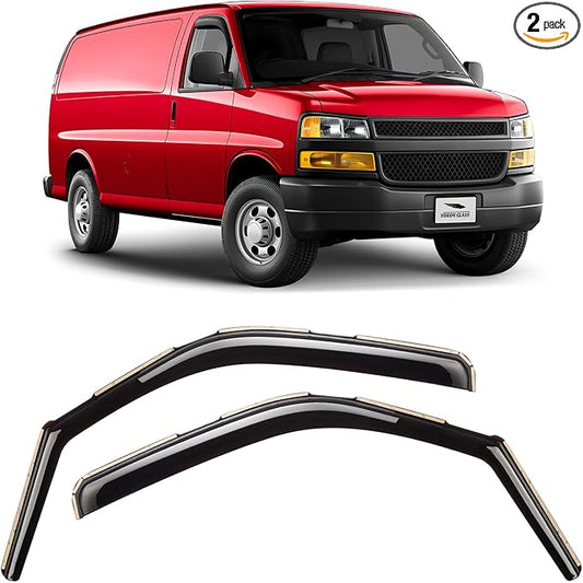 Voron Glass in-Channel Extra Durable Rain Guards by VoronGlass-highqualityautoaccessories